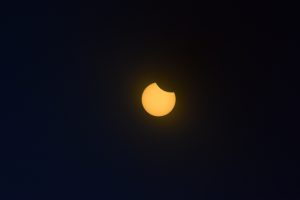 Partial Eclipse in Arco, Idaho