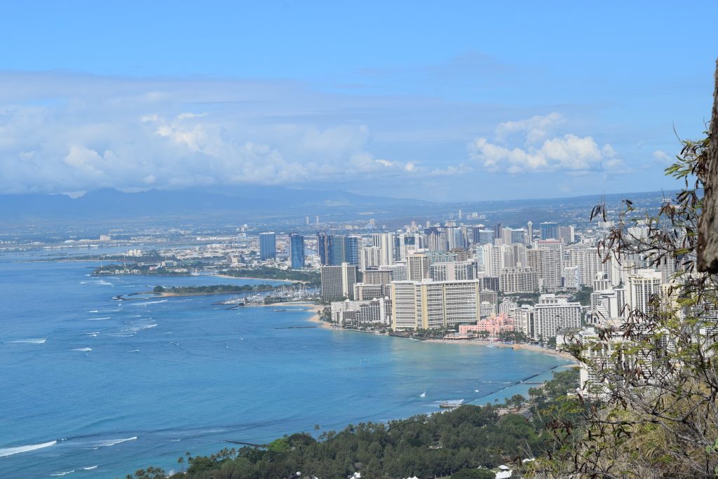 Honolulu, Hawaii shoreline